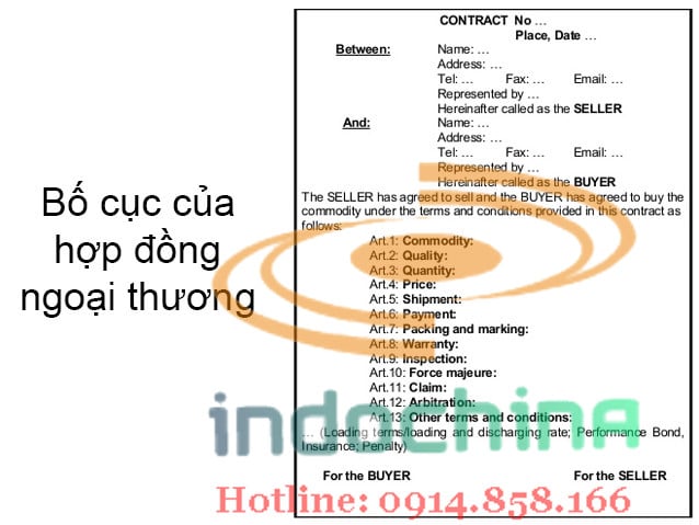 Mẫu hợp đồng ngoại thương