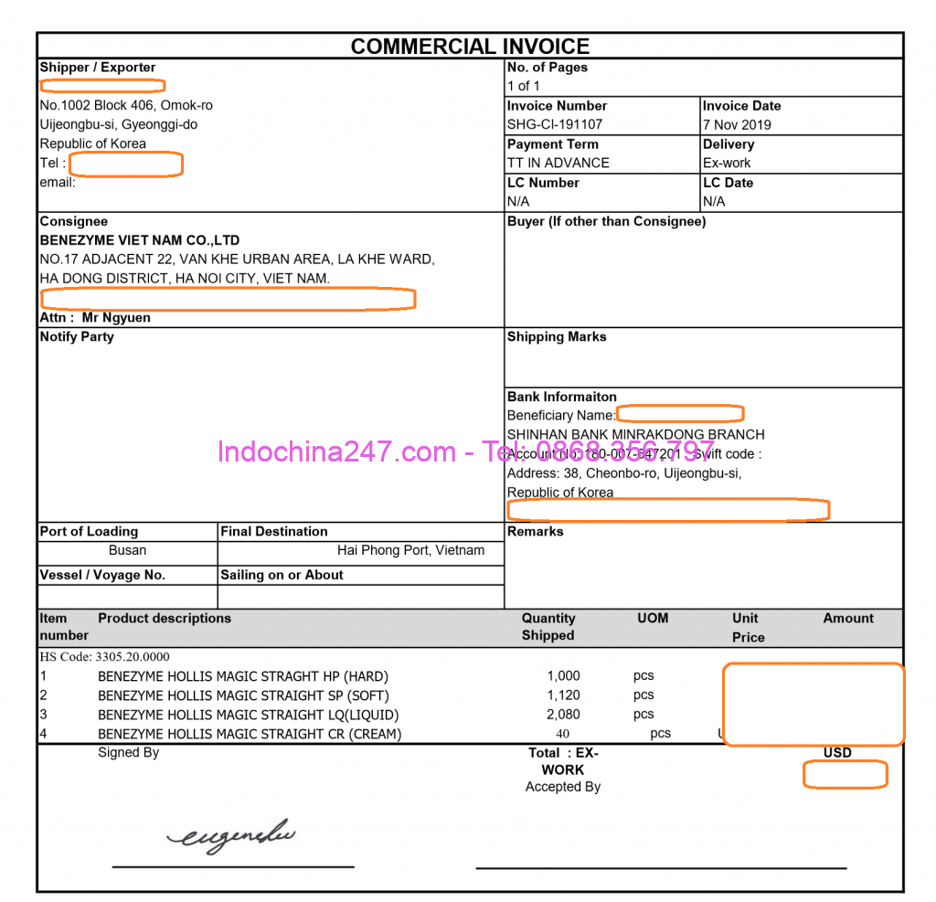 Dịch vụ vận chuyển đường biển giá rẻ và thông quan mỹ phẩm từ Hàn và Nhật