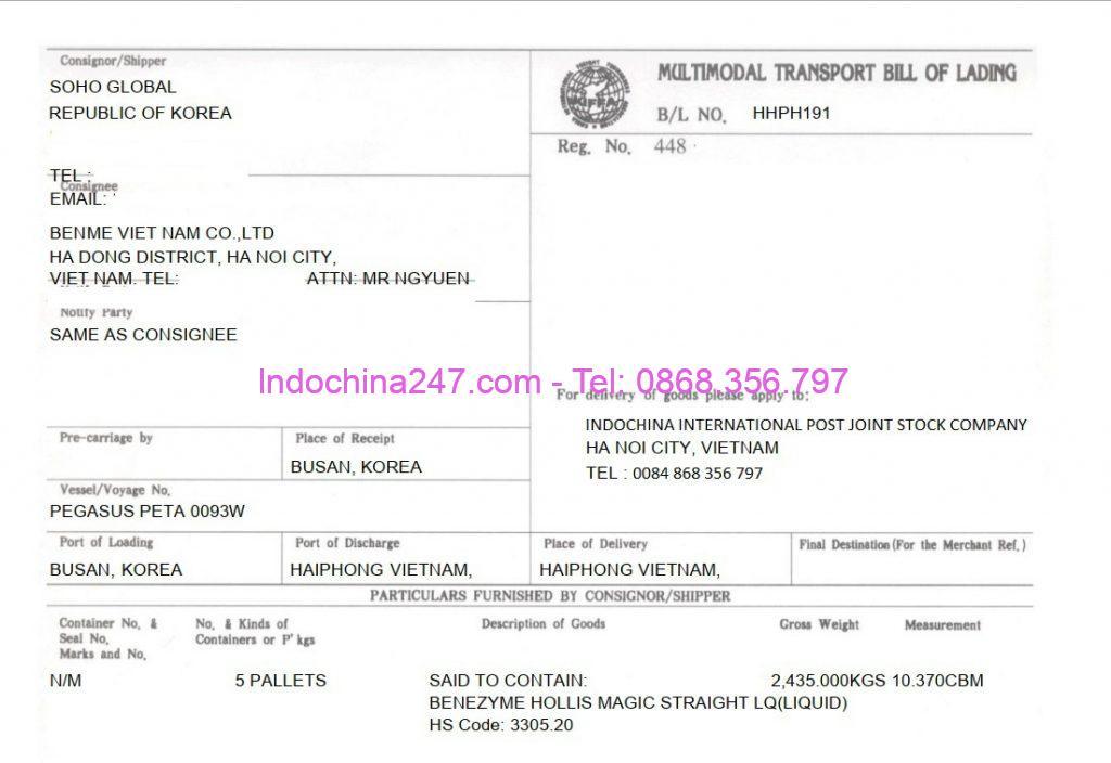 Dịch vụ vận chuyển đường biển hàng lẻ LCL mỹ phẩm từ Hàn Quốc chuyên nghiệp