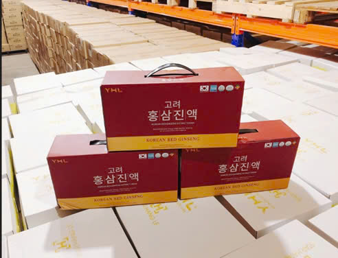 Đơn hàng vận chuyển đường biển FCL nước Hồng Sâm từ Hàn Quốc