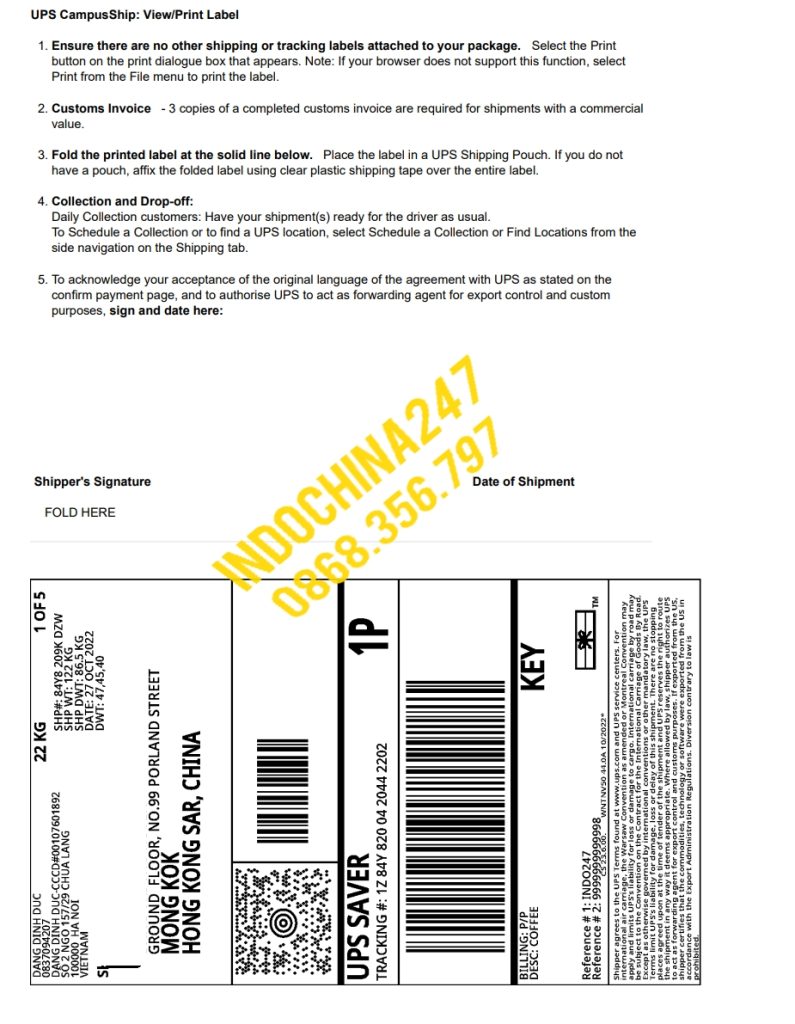 Dịch vụ chuyển phát nhanh hồ sơ chứng từ đi Nhật Bản