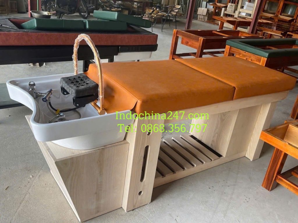 Vận chuyển đường biển giường gội đầu dưỡng sinh sang Pháp và Châu Âu